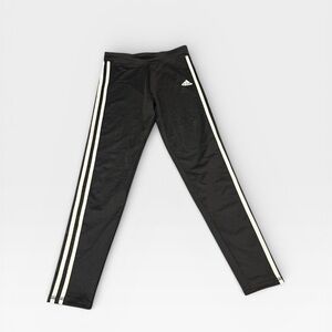 Adidas Girls Black and White Leggings